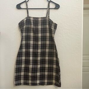 Women’s Brown Plaid Dress Sz S